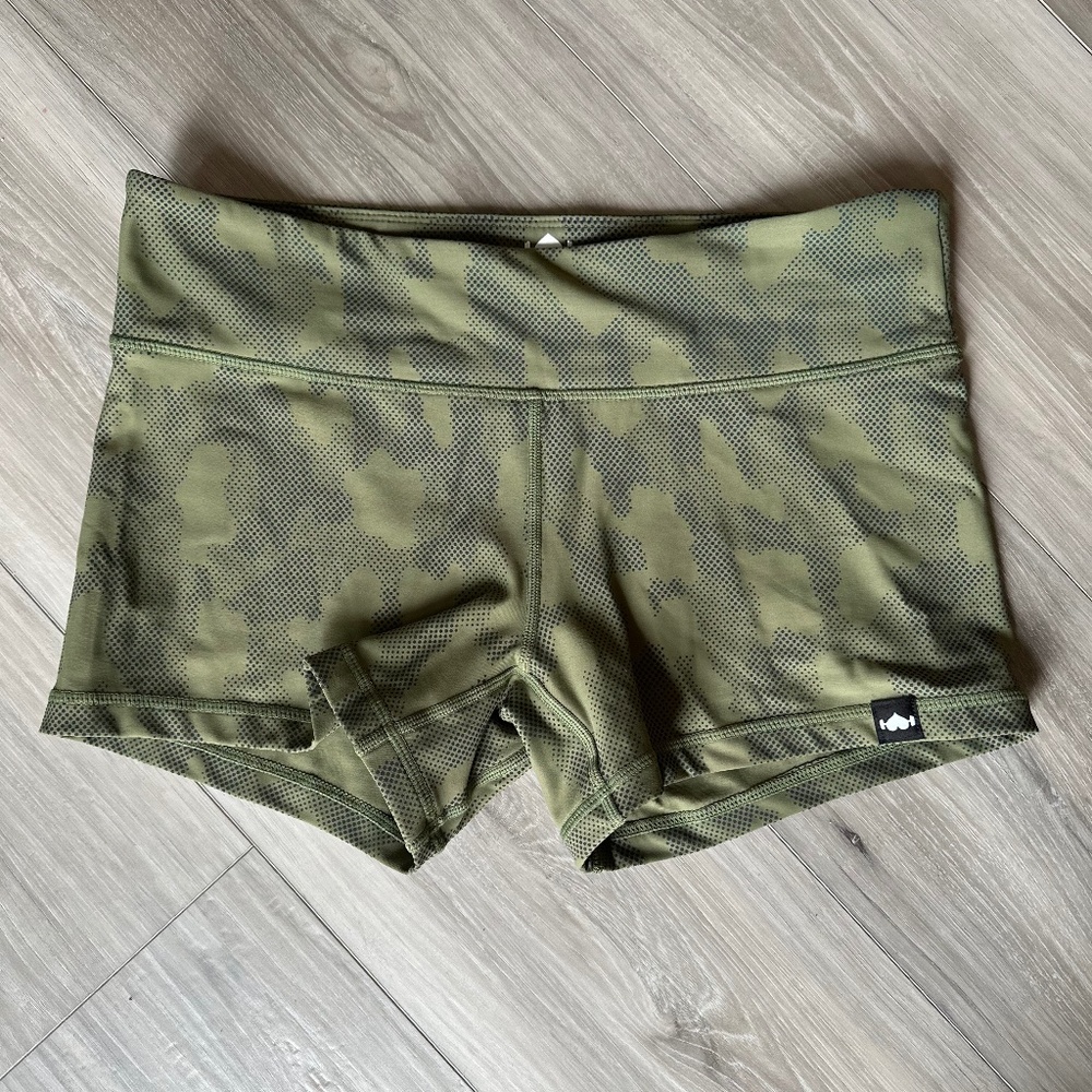 Reflective Cameo Booty Shorts
